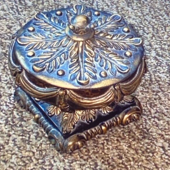 Ornate Decor Joyero Small Antique - Picture 7 of 14